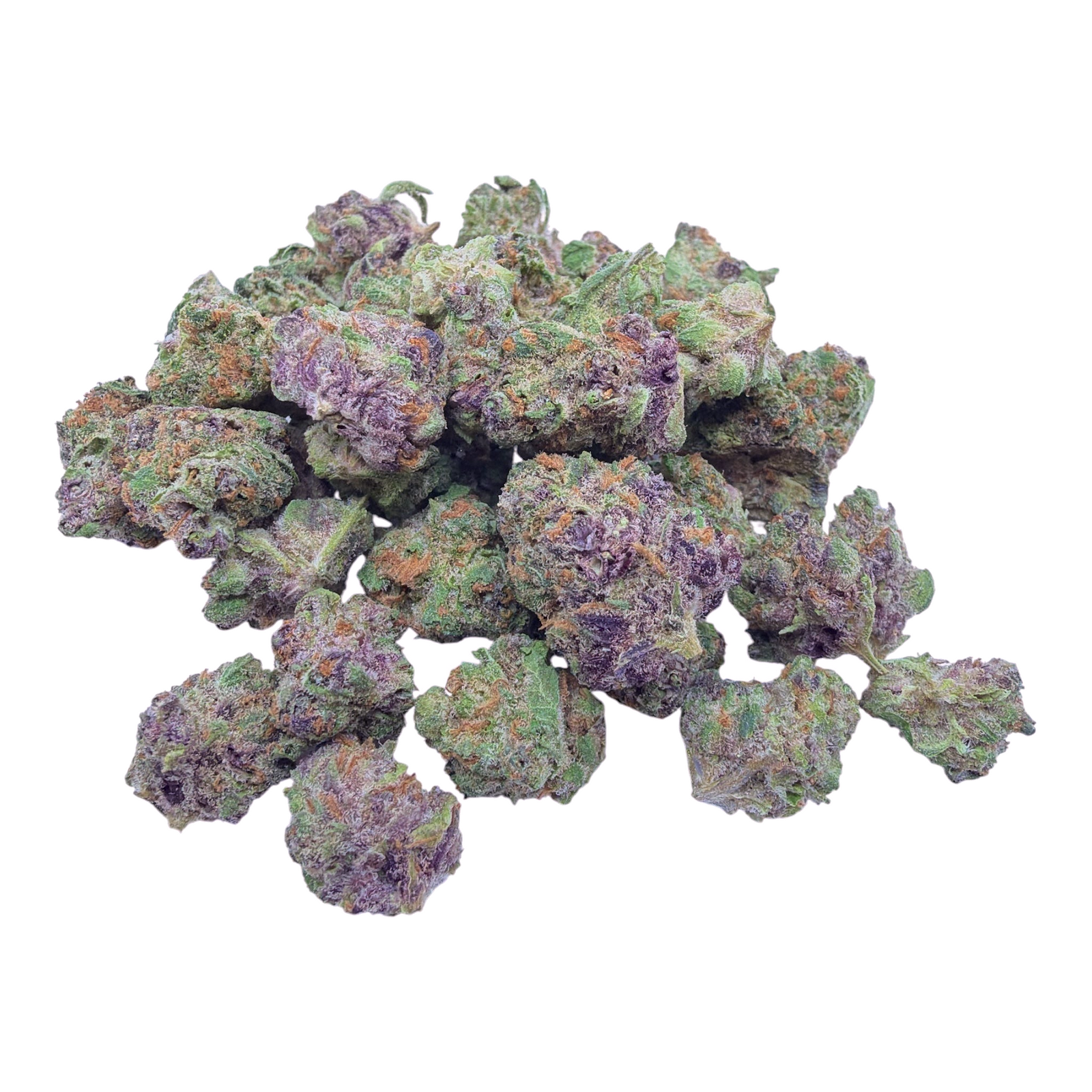Super Boof Indoor Smalls THCA flower – isolated current-batch buds